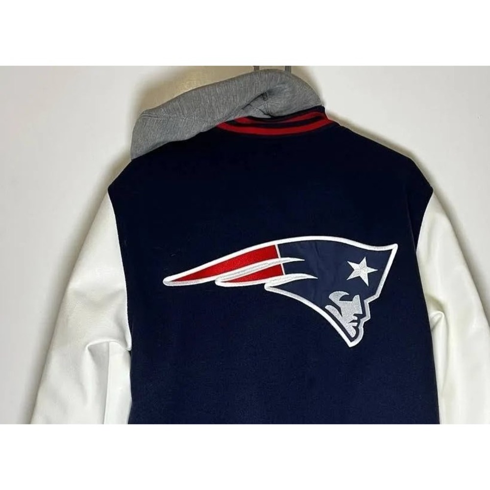 The Wild Collective NFL New England Patriots Jacket Mens Size Medium New‎ W/Tags